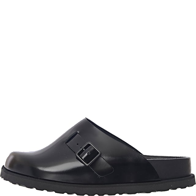 Upper: leather
Lining: leather
Sole: leather insole, rubber sole. Step into luxury with the BIRKENSTOCK X 1774 NIAMEY loafers. These slip-on, backless loafers feature a sleek and shiny leather upper, offering a sophisticated look that effortlessly complements any outfit. The leather lining ensures a comfortable fit, while the leather insole provides added cushioning for all-day wear. The durable rubber sole offers excellent grip and stability, making these loafers perfect for both casual and formal occasions. Elevate your footwear collection with these stylish and versatile loafers.