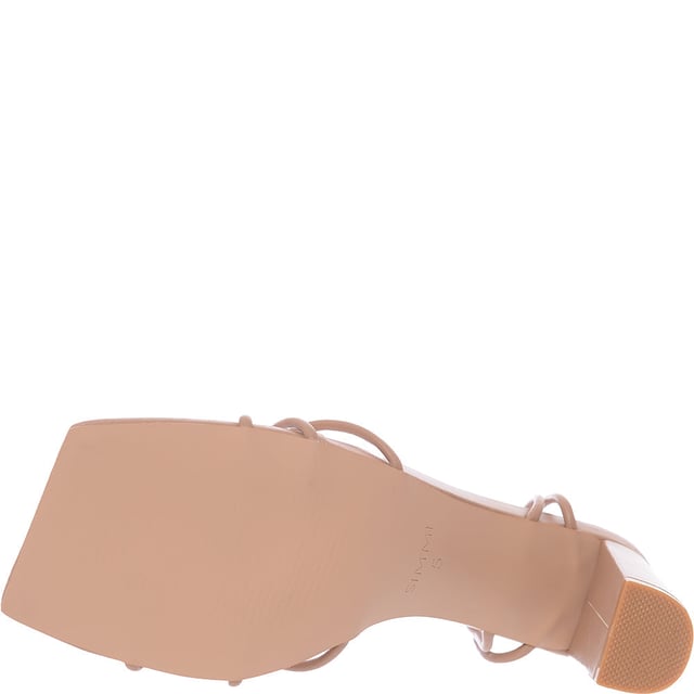 Upper: 100% Textile, Inner: 100% Other materials, Sole: 100% Other materials, Lining: 100% Other materials Simmi Shoes Womens Heidi Heeled Sandals In Beige