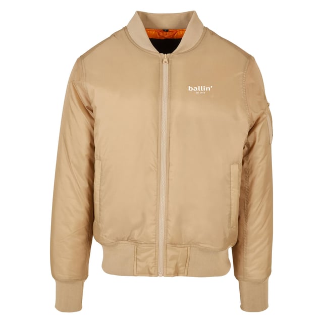 Chaqueta Bomber Ballin Est. 2013 en color Beige.