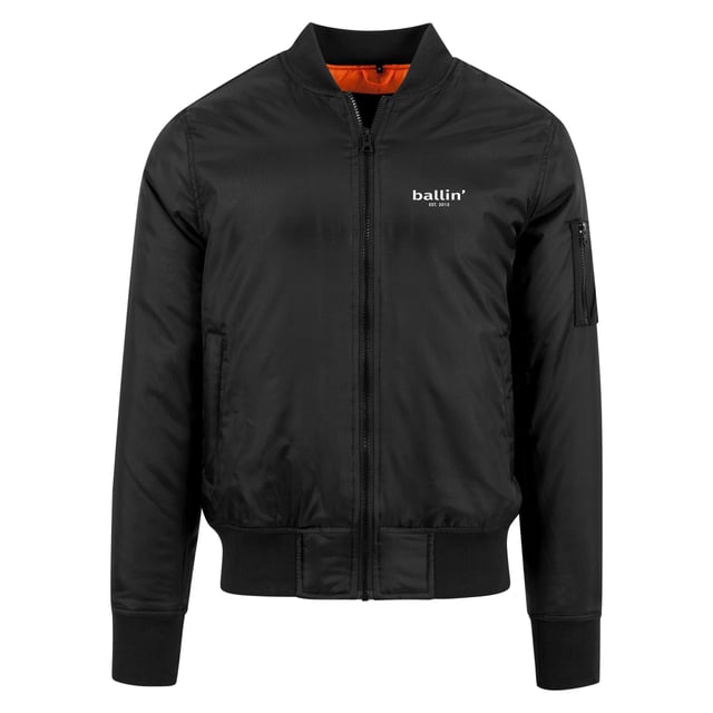 Chaqueta Bomber Ballin Est. 2013 en color Negro.
