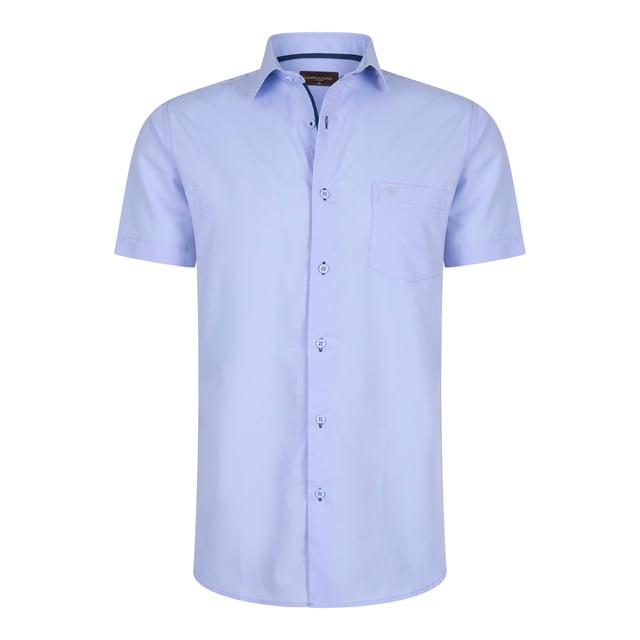 Korte Mouw Palermo Cappuccino Italia en color Azul.