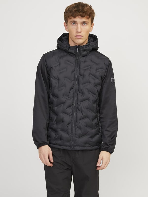 Heat Hybrid Jacket von Jack & Jones in der farbe Schwarz.