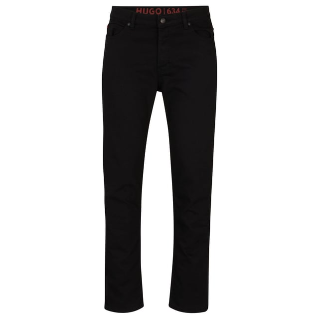 jeans in comfort stretch fabric - reactive dyed treatment - classic must-have denim - buttons & zip closure - side pockets - patch pockets on the back