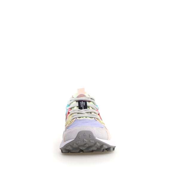 Quintessentially Flower Mountain  the Yamano 3 is an eye-catching  eclectic urban design crafted from Japanese fabrics and suede overlay inserts. Inspired by the bright colours and motifs of nature. Perfect for those seeking quality and all-day comfort in the form of a contemporary  expressive silhouette.
