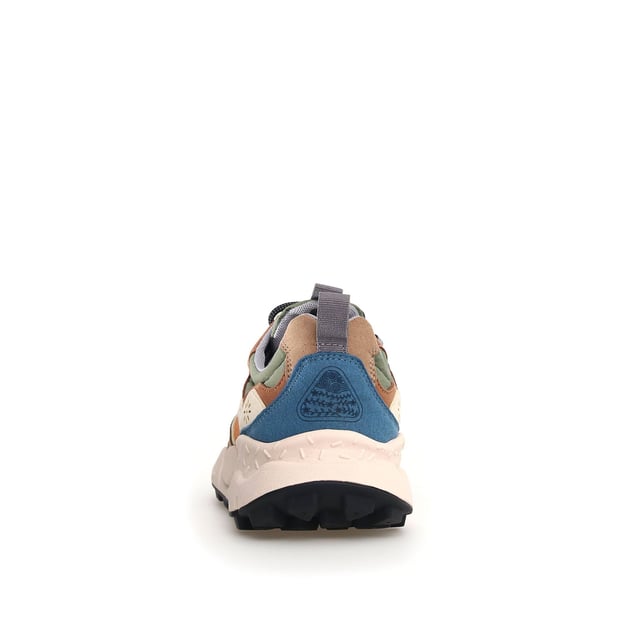 Quintessentially Flower Mountain  the Yamano 3 is an eye-catching  eclectic urban design crafted from Japanese fabrics and suede overlay inserts. Inspired by the bright colours and motifs of nature. Perfect for those seeking quality and all-day comfort in the form of a contemporary  expressive silhouette.