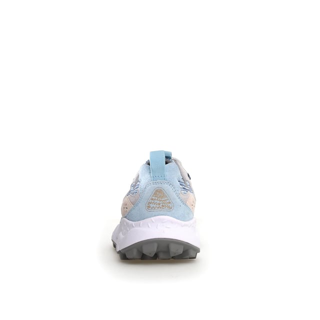 Quintessentially Flower Mountain  the Yamano 3 is an eye-catching  eclectic urban design crafted from Japanese fabrics and suede overlay inserts. Inspired by the bright colours and motifs of nature. Perfect for those seeking quality and all-day comfort in the form of a contemporary  expressive silhouette.