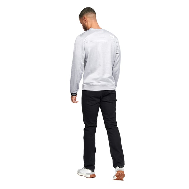 Material: Polyester. Fabric: Tricot. Design: Contrast Detail, Logo. Pockets: Ripstop Pocket, Patch, Reverse Coil Zip. Neckline: Crew Neck. Hem: Fitted. Cuff: Fitted. Sleeve-Type: Long-Sleeved. Back Neck Tape, Self Fabric.
