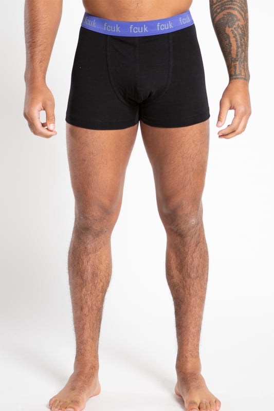 Refresh your everyday essentials with this five-pack of French Connection boxers. Features elastic waistband with FCUK branding logo. Made from stretch cotton fabric to ensure comfortable wear.