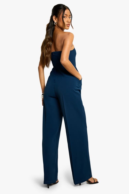 Wide Leg Bandeau Jumpsuit
