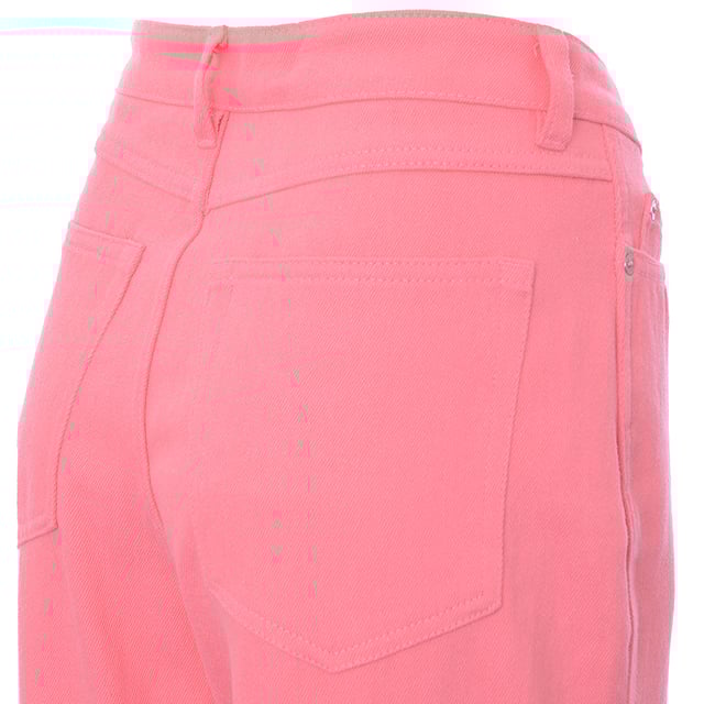 100% Cotton. These wide leg trousers by Weekday come in a v-front style with belt loops and five pockets.