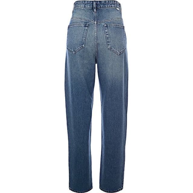 100% cotton These blue Isabel Marant ?toile Corsy tapered jeans feature a classic five pocket design, a high waist, a straight leg and a logo at the back pocket