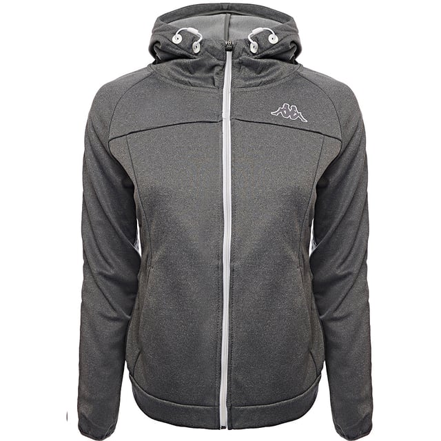 The Kappa tracksuit zip-through hoodie in grey is a comfortable and stylish option. Made entirely from 100% polyester, it offers durability and a soft feel. The zip-through design makes it easy to put on and take off, while the grey color provides a versatile look that can be paired with various outfits. This hoodie is perfect for casual wear, whether you?re lounging at home or heading out for a workout.