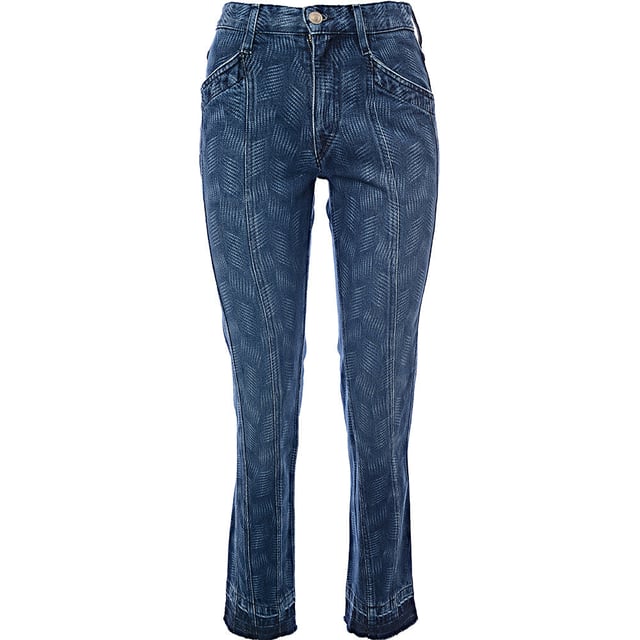 100% cottonIsabel Marant Etoile Sulanoa jeans are a statement addition to your wardrobe. They are cut to a slim fit, and feature a faded pattern with raw hems that lend a bohemian feel. Pair them with boots or trainers with a rotation of casual cuts