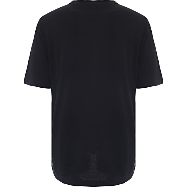 Main: 100% Cotton. The Siksilk oversized t-shirt in black with a red rhinestone logo is a bold fashion statement that combines comfort with a touch of luxury. The sparkling red rhinestones add a pop of color and a bit of glamour to the classic black tee, making it a versatile piece that can be dressed up or down. Whether you're going out with friends or just want to add some flair to your casual wear, this t-shirt is sure to turn heads and make a lasting impression.