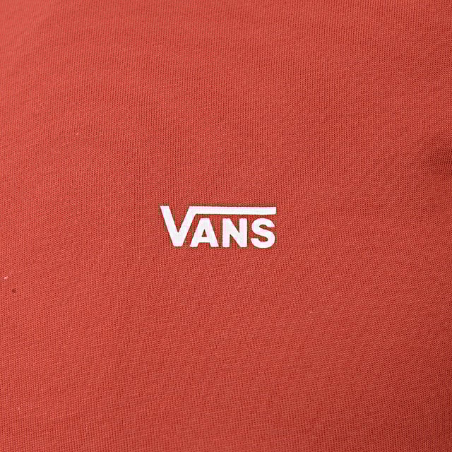 T-shirt by Van colour-block design crew neck short sleeves logo print to chest logo patch to cuff regular fit and true to size.