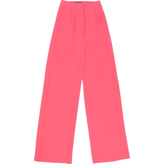Main: 100% Polyester. The Missyempire wide-leg trouser co-ord in hot pink is the epitome of versatile fashion. With its vibrant hue and stylish high-waist design, it makes a statement that's both bold and chic. The wide-leg cut not only adds a touch of elegance but also ensures comfort, whether you're dressing up for a night out or opting for a casual daytime look. This co-ord set is a must-have for those who love to stand out and embrace fashion that can transition effortlessly from day to night.