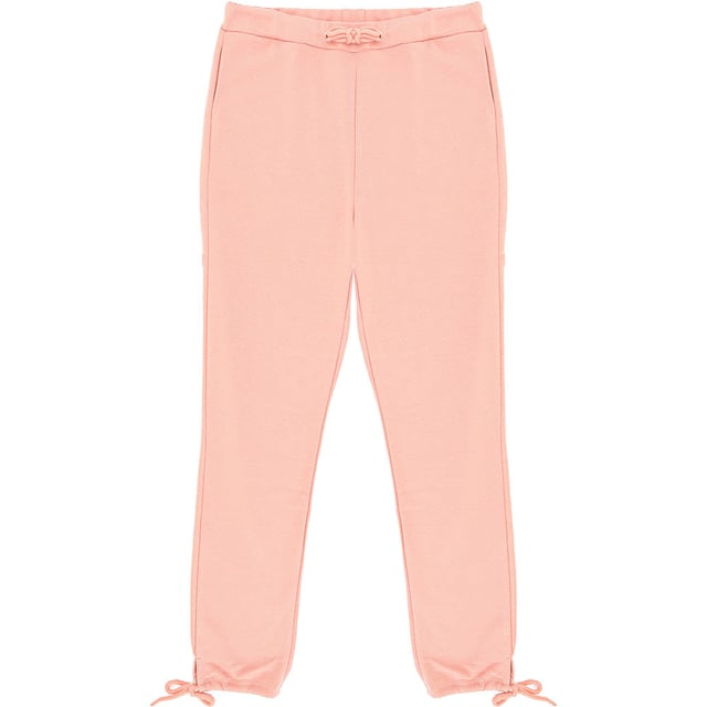 Body: 50% Polyester, Body: 50% Cotton. Designed for high-impact activities, these sweats boast an elasticated drawstring waist, side pockets, and tie cuffs. The slim, tapered fit provides a snug feel around the thigh and a narrow shape through the leg.