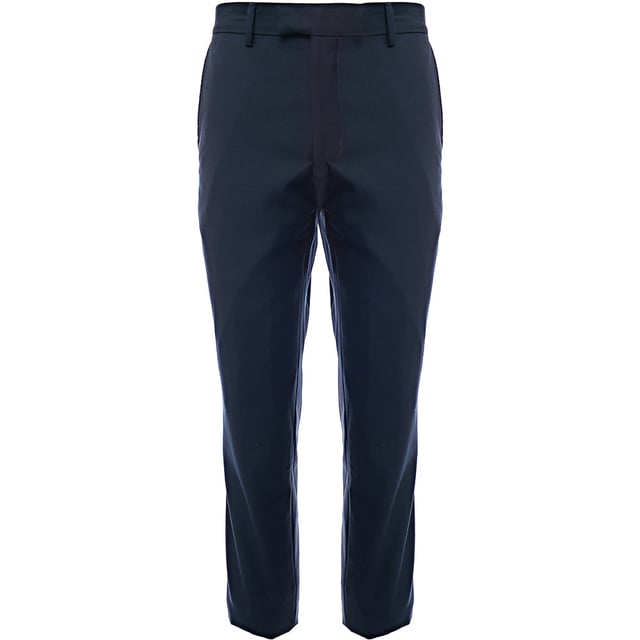 Body: 70% Polyester, Body: 30% Viscose Elevate your formal attire with these tall slim fit dinner suit trousers from French Connection. Crafted from a blend of 70% polyester and 30% viscose, these trousers offer a comfortable and refined fit. The classic navy color adds a touch of timeless elegance, making them perfect for any formal event or special occasion. Pair them with the matching suit jacket for a complete, polished look that exudes sophistication and style.