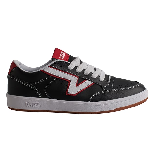 Turnschuhe Vans Lowland CC

 Das Vans Lowland CC ist eine Skateboard-Silhouette im Retro-Stil der 90er mit niedrig geschnittenem Schaft und ComfyCush-Außensohle. Mit einem Obermaterial aus strapazierfähigem Leder und dem traditionellen Vans Flying-V-Logo hat dieses Modell einen neuen, vertrauten und dennoch aufregenden Look.

 Details:
 - Kultiger Low-Top-Schuh mit Seitenstreifen.
 - Obermaterial aus Leder.
 - „Flying V“-Logo.
 - ComfyCush-Technologie.
 - Gewebtes Logo-Etikett.
 - Gepolsterter Kragen.
 - Sohle mit Waffel-Silhouette.
 - Flache Schnürsenkel vermeiden Druckstellen am Spann und sorgen so für eine perfekte Passform und mehr Komfort.

 Die Vans-Sneaker sind viel mehr als nur Schuhe: Sie repräsentieren eine Haltung, einen urbanen und rebellischen Lebensstil. Ob in seiner klassischen Old Skool-Silhouette, dem kultigen Slip-On oder modernen Kooperationen mit Künstlern und Marken, Vans bleibt ein Symbol für Authentizität, Kreativität und alternative Kultur.
 Komposition: Außenmaterial: Wildleder, Canvas; Innenausstattung: Textil; Sohle: Synthetik
 Pflege:
Mit einer weichen Bürste und neutraler Seife reinigen.
 Vermeiden Sie Maschinenwäsche.
 An der Luft trocknen lassen, vor direkter Sonneneinstrahlung schützen.