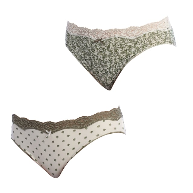 Pack-2 Braguitas Brislip Coquettes de Algodón 1031497 para Mujer