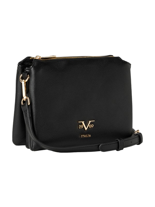 19v69 ITALIA handtas BILLIE combineert modern design met een zacht gevoel en een heldere vorm. De brede schouderriem en gouden logo-accenten maken het een stijlvol accessoire voor elke dag.