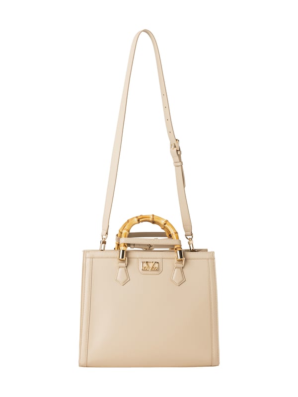 19v69 ITALIA Handtasche HEIDI kombiniert klassisches Design mit modernem Twist. Der Bambusgriff, goldene Details und die kräftigen Farben machen sie zum stilvollen Eyecatcher für jeden Anlass.