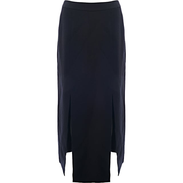 100% wool. Raey?s sweater is rib knitted in Italy from wool with a rolled neckline, drop-shoulder sleeves and side-hem slits