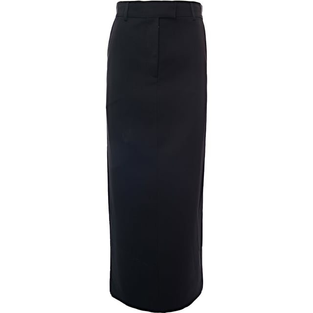 100% viscose. Lining: 51% viscose, 49% cotton. The fluid twill fabric of Raey's Dream skirt brings elegant drape to the ankle-grazing pencil silhouette