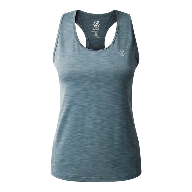 90% Polyester, 10% Elastane. Fabric: Knitted, Q-Wic. Design: Plain. Back Style: Racerback. Neckline: Scoop. Sleeve-Type: Sleeveless. Fabric Technology: Anti-Bacterial, Lightweight. Moisture Wicking, Quick Dry. Fit: Stretch. 6 UK: 30 in. 8 UK: 32 in. 10 UK: 34 in. 12 UK: 36 in. 14 UK: 38 in. 20 UK: 44 in. 22 UK: 47 in. 24 UK: 50 in. 26 UK: 51 in. 18 UK: 42 in. 16 UK: 40 in.