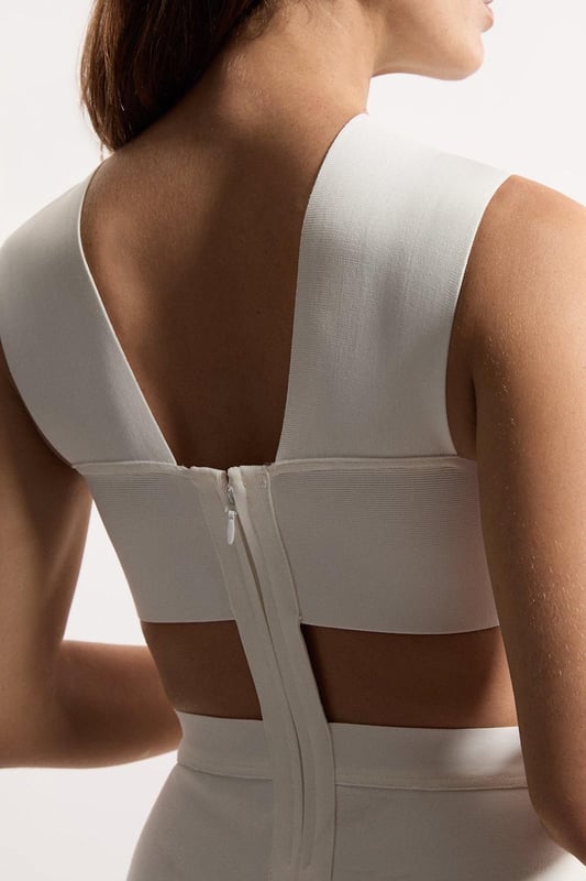 Whilst appropriate for a beach destination, please note that in order to ensure enduring quality, this piece is not recommended for swimming.Style: Cut Out SwimsuitDesign: Plain