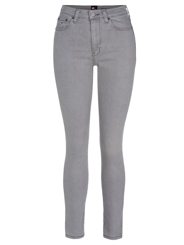 98% algodón, 2% elastano; Jeans Tommy Jeans SYLVIA; Modelo: DW0DW17594 .1BZ; Mezcla de algodón suave; Elastano; Corte super ajustado; Cintura alta; Estilo clásico 'de 5 bolsillos'; Pasadores para cinturón; Cierre: cremallera, botón; Cierre: cremallera, botón.