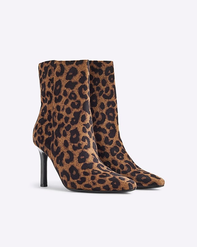 Leopard Print, Pointed toe, Side zip fastening, Skinny heel, Heel height: 9cm