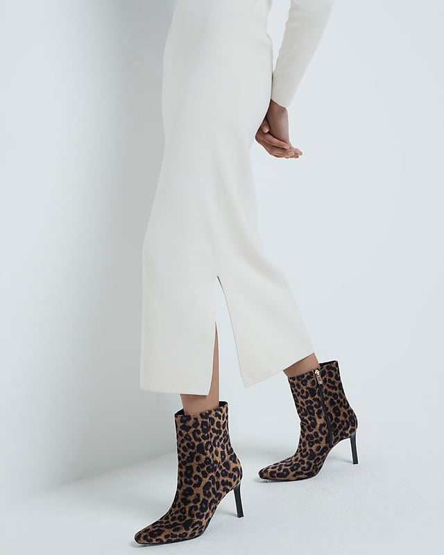 Leopard Print, Pointed toe, Side zip fastening, Skinny heel, Heel height: 9cm