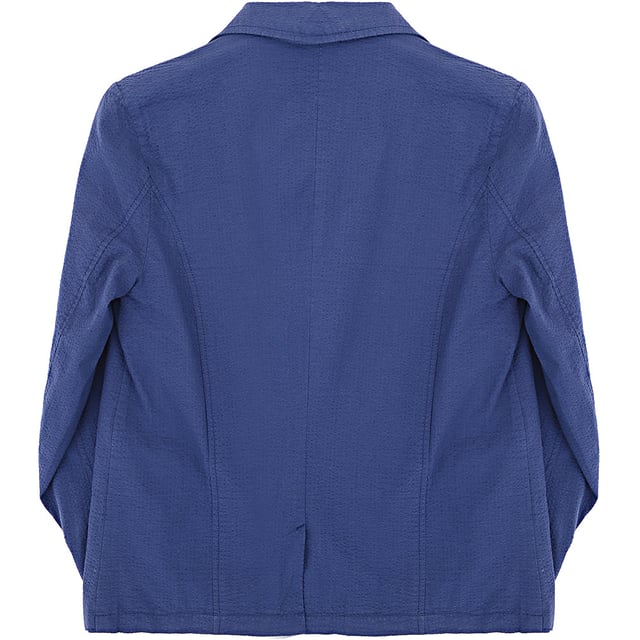 Pepe Jeans Boys Arthur Cotton Blazer Jacket In Blue