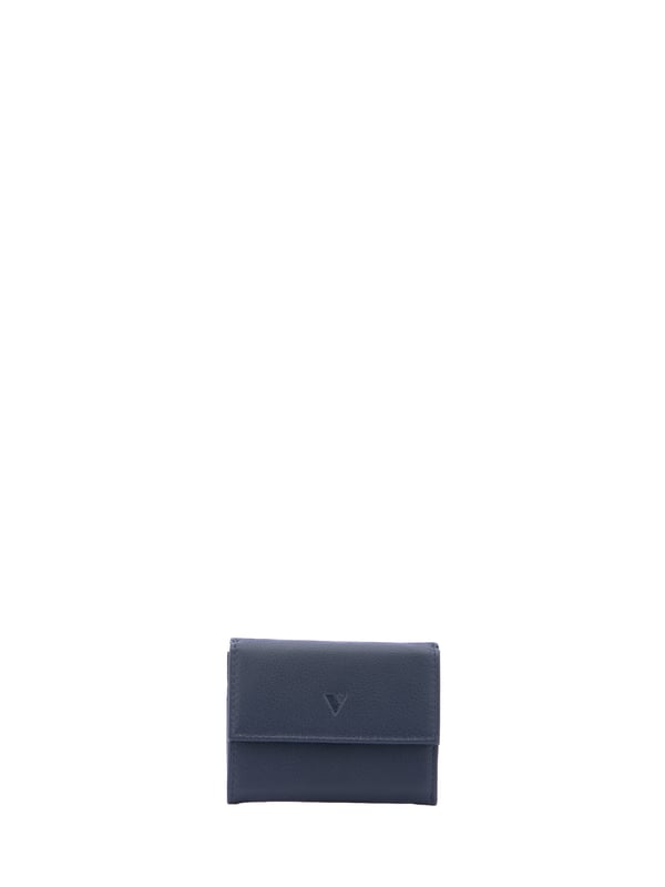 Damenbrieftasche mit Druckknopfverschluss. Innentaschen für Kartenhalter, Geldscheinhalter und Münzhalter. eine auf der Rückseite mit Druckknopf-Außentaschen. fehlender Schultergurt. fehlender Griff. zwei Innenfächer.  Außenmaterial. Innen mit Polyester gefüttert. Maße: 10x7,5x2 cm. Modeprodukt