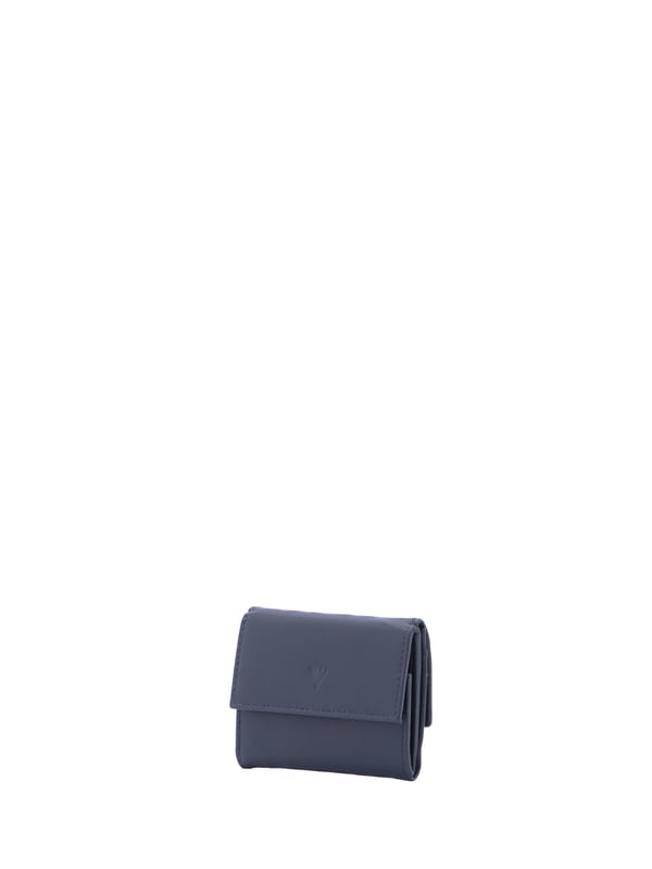 Damenbrieftasche mit Druckknopfverschluss. Innentaschen für Kartenhalter, Geldscheinhalter und Münzhalter. eine auf der Rückseite mit Druckknopf-Außentaschen. fehlender Schultergurt. fehlender Griff. zwei Innenfächer.  Außenmaterial. Innen mit Polyester gefüttert. Maße: 10x7,5x2 cm. Modeprodukt