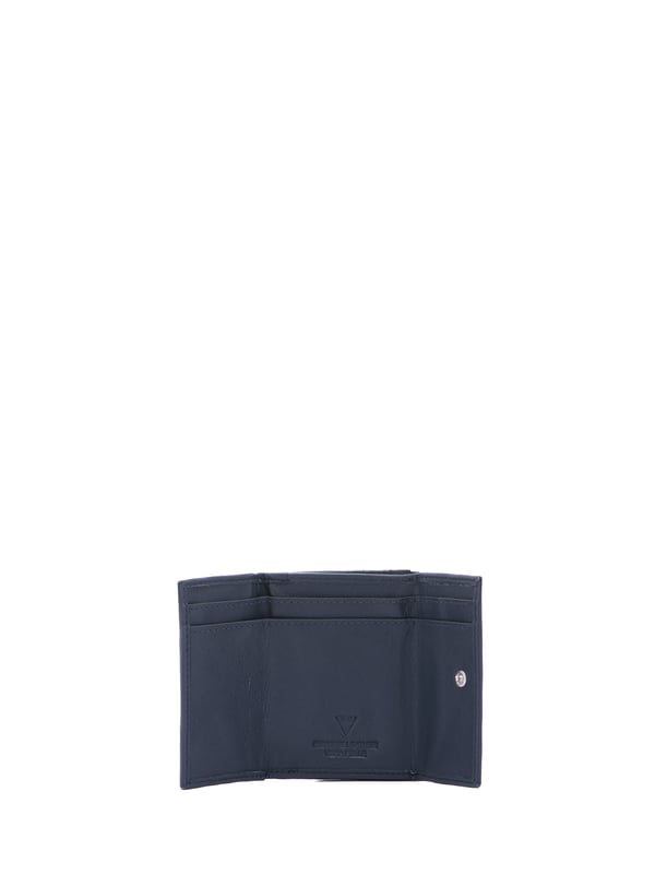 Damenbrieftasche mit Druckknopfverschluss. Innentaschen für Kartenhalter, Geldscheinhalter und Münzhalter. eine auf der Rückseite mit Druckknopf-Außentaschen. fehlender Schultergurt. fehlender Griff. zwei Innenfächer.  Außenmaterial. Innen mit Polyester gefüttert. Maße: 10x7,5x2 cm. Modeprodukt