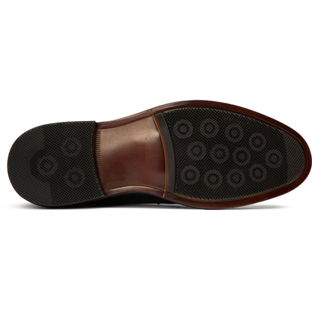 Zapatos brogue Barry de Soletrader para hombre, color marrón, fabricados en piel y suela sintética. Presentan detalle brogue y parte superior de piel.