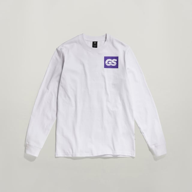 G-Star Raw T-shirt Lyon D21661-4107-110 Bianco Regular Fit