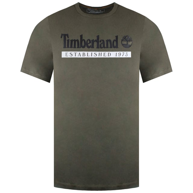 The Timberland Established 1973 Men's Dark Green T-Shirt is a stylish and comfortable addition to any casual wardrobe, offering a nod to the brand's heritage with its vintage-inspired design. Perfect for everyday wear, this t-shirt combines quality craftsmanship with a timeless look.
Key Features:
Soft Cotton Fabric: 

Provides a comfortable, breathable fit for all-day wear.

Heritage "Established 1973" Graphic: 

Features a bold print celebrating Timberland's iconic founding year, adding a classic, retro touch.

Classic Crewneck Design: 

A timeless neckline that suits any casual outfit.

Regular Fit: 

Offers a relaxed and comfortable silhouette for easy movement.

Short Sleeves: 

Ideal for layering or wearing on its own during warmer days.

Rich Dark Green Colorway: 

A versatile and earthy tone that pairs well with jeans, chinos, or shorts.

Ideal for everyday wear, weekend outings, or casual layering, the Timberland Established 1973 T-Shirt blends comfort with timeless style, making it a must-have for those who appreciate the brand's roots and iconic design.