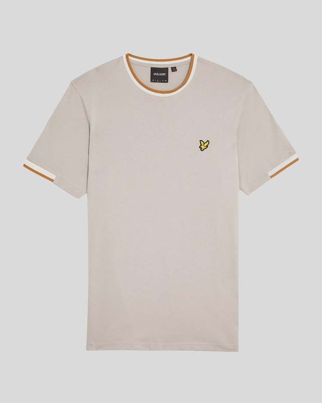Introducing the Half Tipped T-Shirt, an exquisite addition to our Legacy range of short sleeve apparel. This refined piece is designed with a tipped contrast collar and half-tipped cuffs, imparting a distinctive flair that elevates casual elegance. Crafted from 100% premium cotton, it ensures comfort while showcasing a golden embroidered eagle on the top left chest, symbolizing sophistication.

- Composition: 100% Cotton
- Fit: Regular
- Logo Branding: Golden embroidered eagle
- Logo Branding Garment Location: Top left chest
- Versatile styling for both casual and semi-formal occasions

Elevate your spring menswear collection with this distinguished t-shirt, epitomizing modern style and timeless luxury.
