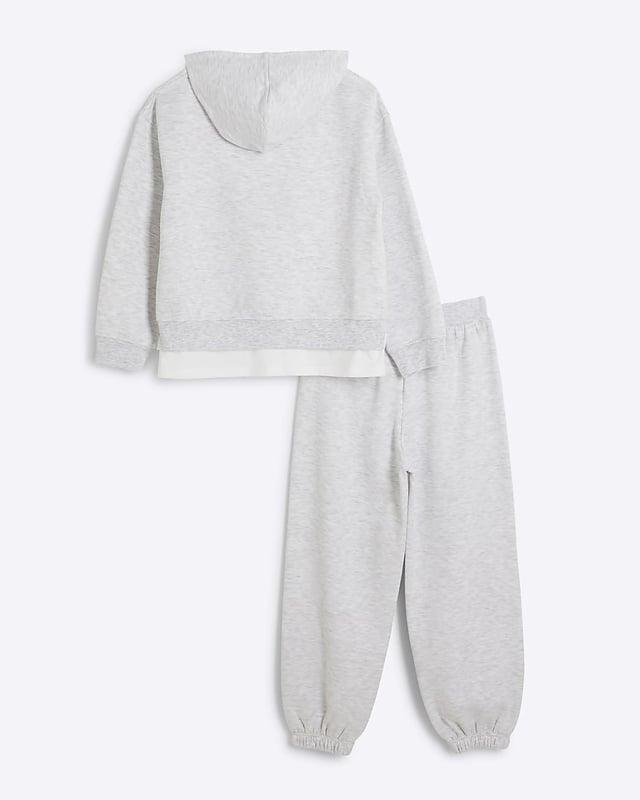 2 piece outfit, San Francisco graphic print, Hoodie, Long sleeves, Hybrid hem, Joggers, Cuffed hem, Elasticated waist