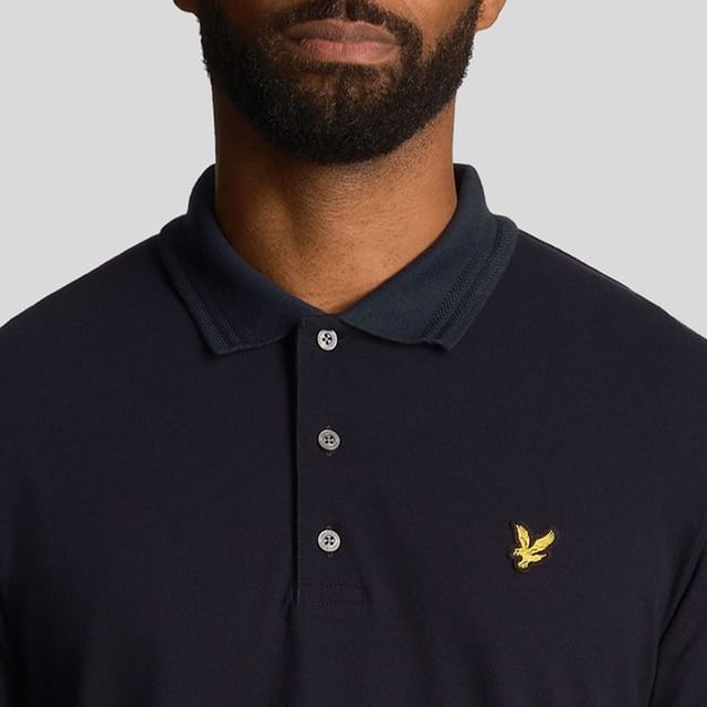 Subtle updates to our classic polo shirts keep them current. This one is cut from soft, breathable cotton-blend with added elastane for a bit of stretch. It's finished with a tipped collar and cuffs and embroidered with our emblematic eagle logo.- Classic collar 
- Front button fastening 
- Short sleeves 
- Tipped collar and cuffs
- Composition: 97% cotton, 3% elastane