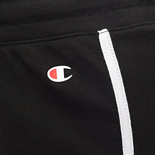 Main: 100% Cotton Step up your casual game with the Champion ribbed shorts in black! Made from 100% cotton, these shorts are super soft and comfy, perfect for lounging or staying active. The ribbed texture adds a stylish twist, while the sleek black color makes them a versatile staple in your wardrobe. Featuring the iconic Champion logo, these shorts bring a sporty and chic vibe to any outfit. Whether you?re hitting the gym, running errands, or just relaxing at home, these shorts are a must-have for effortless style. Pair them with a cute crop top or your favorite hoodie and get ready to rock your day!