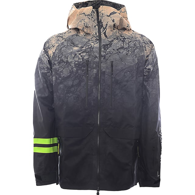 100% Polyester. Bold brandings and nature-inspired colours. A seamless design and eco-friendly, recyclable, ultra-stretch SympatexÂ® membrane which guarantees the highest levels of waterproofness and breathability
