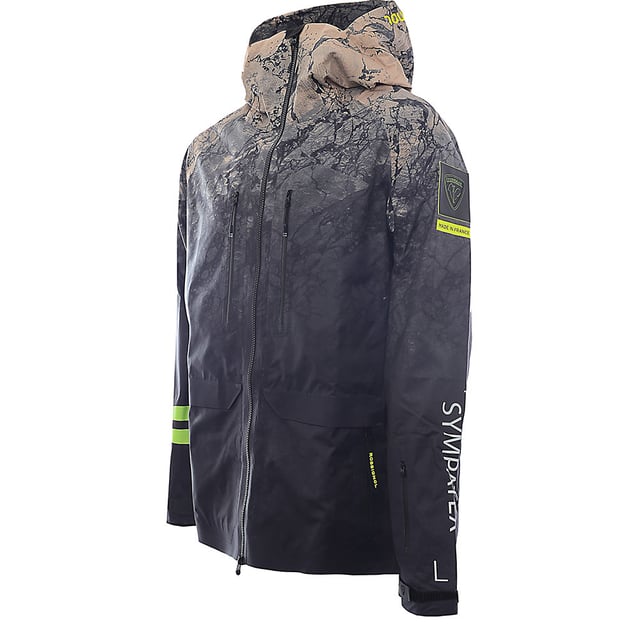 100% Polyester. Bold brandings and nature-inspired colours. A seamless design and eco-friendly, recyclable, ultra-stretch SympatexÂ® membrane which guarantees the highest levels of waterproofness and breathability