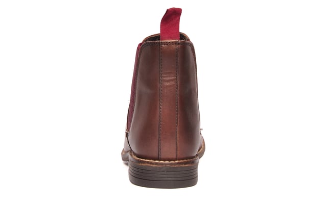 These Silver Street London Sadie chelsea boots have been engineered in a premium leather. They feature a mid-cut boot style with elasticated gussets to the side for easy slip on wear and the upmost in comfort. The upper is made from a premium leather which is soft, supple and durable for everyday wear. A soft lining also provides added comfort for your feet while the slim rubber outsole with a textured tread is highly durable and provides grip on a wide variety of surfaces. 
 - Premium leather upper 
 - Classic dealer boot styling 
 - Elasticated side gussets
 - Slip on design equipped with a heel pull tab 
 - Sumptuous, cushioned insole 
 - Soft textile and leather lined inner 
 - Highly durable outsole 
 - Silver Street London branding