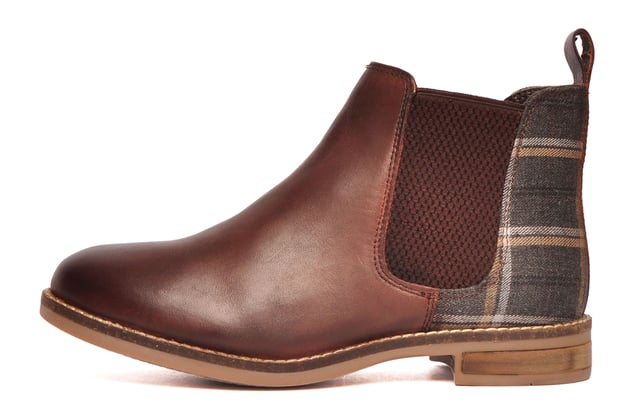 These slip-on Jenny ankle boots from Silver Street are the perfect blend of style and comfort. The upper is crafted from premium leather, accented with tweed detailing for a sophisticated touch.
 Featuring twin gussets for comfort and easy wear, they also come with a durable rubber outsole and a slightly raised heel for added support. 
 The interior is lined with a combination of textile and other materials, ensuring fatigue free wear throughout the day.
 - Leather upper 
 - Twin gusset detailing 
 - Heel pull tab and slip on design for easy on/off wear
 - Slightly raised heel 
 - Textile lining 
 - Durable rubber outsole