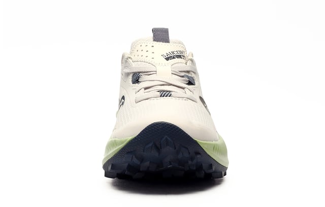 Nothing stands in your way when you lace up the Saucony Blaze TR. 
 Built for adventure, this trail-ready shoe is equipped with PWRRUN foam cushioning for a responsive, comfortable ride and trail-specific lugs that deliver superior grip on rugged terrain. 
 The breathable textile mesh upper keeps your feet cool, while the padded ankle collar and tongue provide extra support. A secure lace closure ensures a locked-in fit, and the durable rubber outsole enhances protection and longevity. 
 Designed with sustainability in mind, the Blaze TR is vegan and made with recycled materials. 
 
 - Breathable textile mesh / synthetic mix upper
 - PWRRUN foam midsole
 - Trail-specific lugs provides traction and grip
 - Padded ankle collar and tongue 
 - Heel pull tab for easy on / off wear
 - Secure lace closure 
 - Durable rubber outsole 
 - Vegan and contains recycled materials
 - Saucony branding