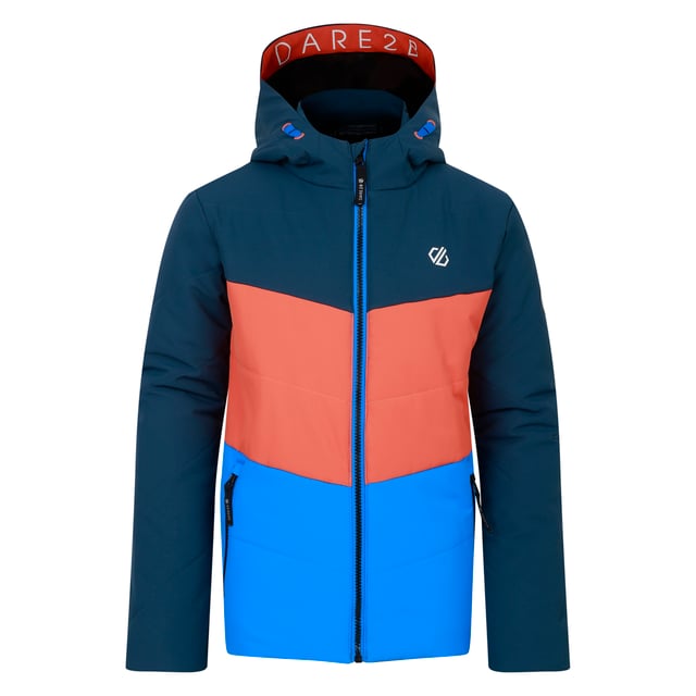100% Recycled Polyester. Fabric: Iloft Ecofill. Design: Colour Block, Logo, Quilted. Fabric Technology: Ared 10000, Breathable, DWR Finish, Insulating, Waterproof. Branded Zip Pull, High Warmth. Neckline: Hooded, Standing Collar. Sleeve-Type: Long-Sleeved. Hood Features: Drawcord, Grown On Hood. Pockets: 2 Lower Pockets, Zip. Fastening: Zip. Sustainability: Made from Recycled Materials. 15-16 Years: 36 in. 14 Years: 33 in. 3-4 Years: 22.5 in. 5-6 Years: 24 in. 9-10 Years: 28.5 in. 7-8 Years: 26 in. 11-12 Years: 31 in. 13 Years: 32 in.